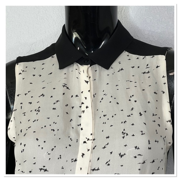 A.L.C. 100% Silk Maxi Shirtdress Sz 2 - Picture 3 of 12